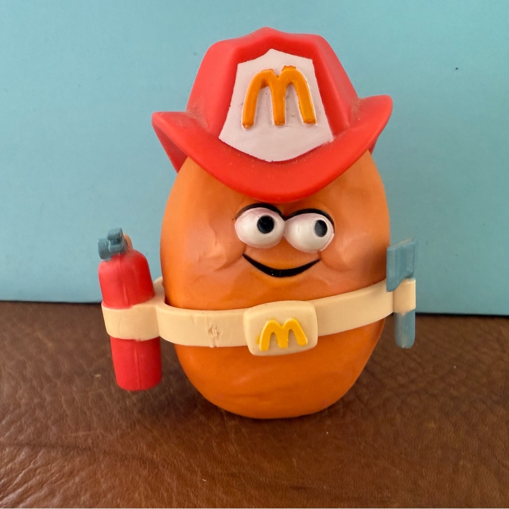 Vintage 1980’s McDonald's McNugget Buddy Fireman-Sparky McNugget